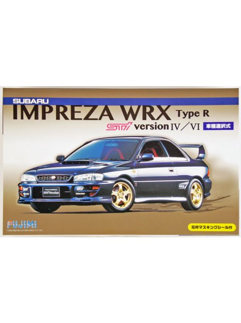 Fujimi - Subaru Impreza Sti ver IV/VI w/Window Frame Masking Seal, plastic modelkit