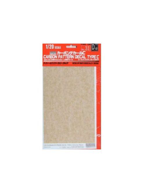 Fujimi - F1 Cartograf Carbon Pattern Decal Type C