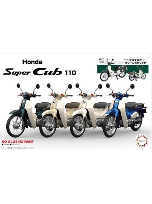 Fujimi - Honda Super Cub 110 tasmania green metallic