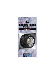   Fujimi - 34 Shadow Spoke 15inch Wheels with rubber tires set of 4