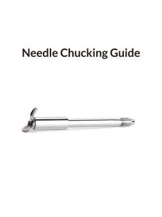 Gaahleri - Needle Chucking Guide