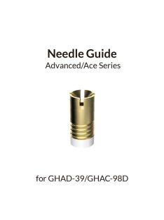 Gaahleri - Needle Guide Pack for GHAD-39/GHAC-98D