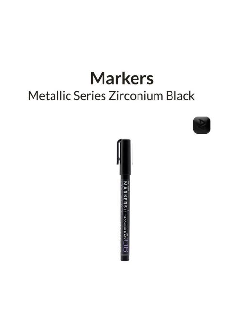 Gaahleri - Water Based Acrylic Ink GM-MS06 ZIRCONIUM BLACK