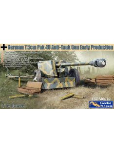   Gecko Models - 1/16 German 7.5cm Pak 40 Anti-Tank Gun Early Production - Gecko