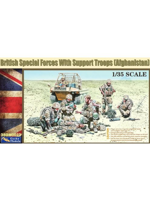 Gecko Models - British Special Forces w/ Support Troops (Afgh.)