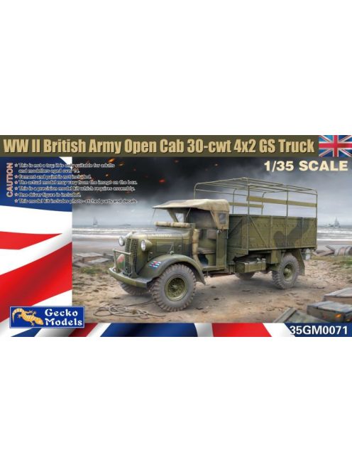 Gecko Models - WWII British Army Open Cab 30-cwt 4x2 GS Truck