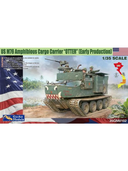 Gecko Models - US M76 Amphibious Cargo Carrier OTTER Early Prod.