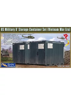   Gecko Models - US Military 8' Storage Container Set (Vietnam War)