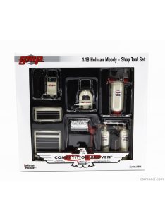   Gmp - Accessories Set Officina Garage Tool Set Holman Moody Cream Red Black