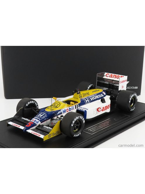 Gp-Replicas - Williams F1 Fw11B Honda N 5 Winner Gp San Marino 1987 Nigel Mansell Blue Yellow White
