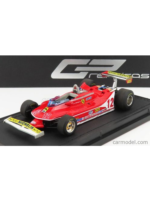 Gp-Replicas - Ferrari F1 312T4 N 12 Season 1979 Gilles Villeneuve Red