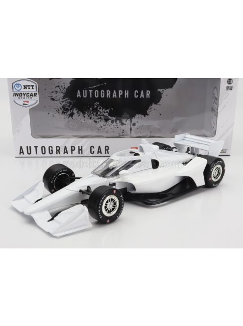 Greenlight - CHEVROLET N 0 INDIANAPOLIS INDY 500 INDYCAR SERIES AUTOGRAPH CAR VERSION 2022 WHITE