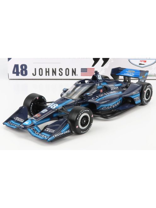 Greenlight - HONDA TEAM CHIP GANASSI RACING N 48 INDIANAPOLIS INDY 500 INDYCAR SERIES 2021 J.JOHNSON BLUE BLACK