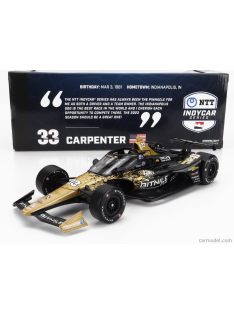   Greenlight - Chevrolet Team Ed Carpenter Racing N 33 Indianapolis Indy 500 Indycar Series 2023 E.Carpenter Black Gold