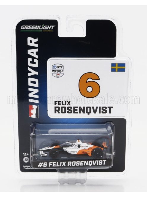 Greenlight - McLAREN TEAM ARROW McLAREN SP N 6 INDY 500 INDYCAR SERIES 2023 FELIX ROSENQVIST LIGHT BLUE ORANGE