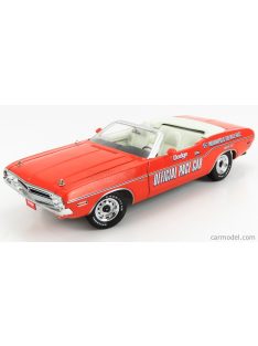   Greenlight - Dodge Challenger Cabriolet Offical Pace Car 55Th Indianapolis 500 Mile Race 1971 Orange