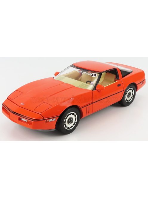 Greenlight - CHEVROLET CORVETTE C4 1984 - JIM GILLMORE & A.J. FOYT LIMITED EDITION HUGGER ORANGE