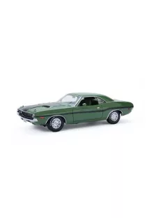  Greenlight - 1:18 1970 Dodge Challenger R/T Hardtop Hemi Mr Norm’s - F8 Green with Green Top & Green Interior - GreenLight