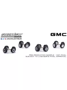   GREENLIGHT - Auto Body Shop - Wheel & Tire Packs Series 6 - GMC Trucks Solid Pack