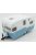Greenlight - TRAILER SHASTA AIRFLYTE 15 ROULOTTE 1961 LIGHT BLUE WHITE