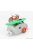 Greenlight - Trailer Teardrop With Bicycle And Kayak Boat Roulotte 1960 Silver Red Green