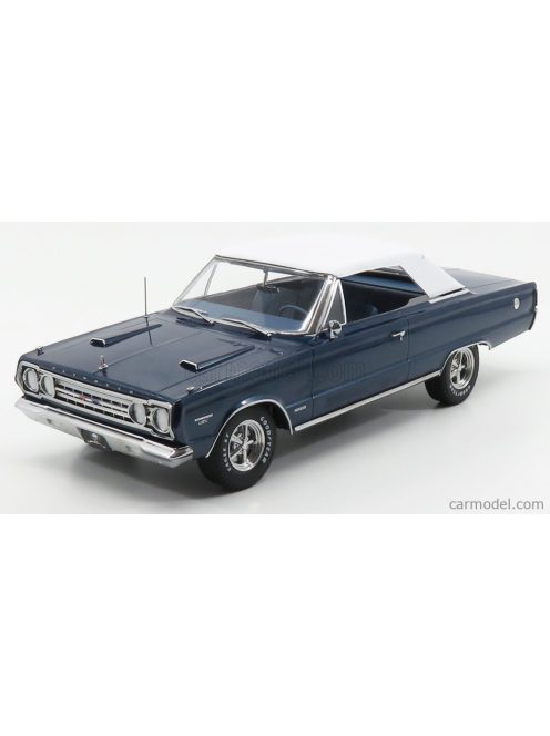 Greenlight - Plymouth Belvedere Gtx Cabriolet Graveyard Carz 1967 Blue White