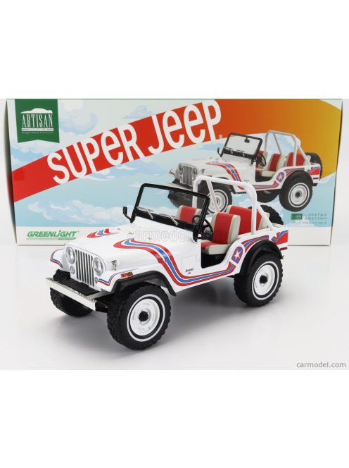 Greenlight - Jeep Cj-5 Super Jeep 1973 White