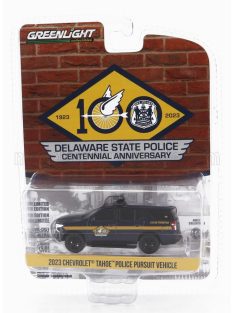   Greenlight - CHEVROLET TAHOE DELAWARE POLICE 2023 BLUE YELLOW