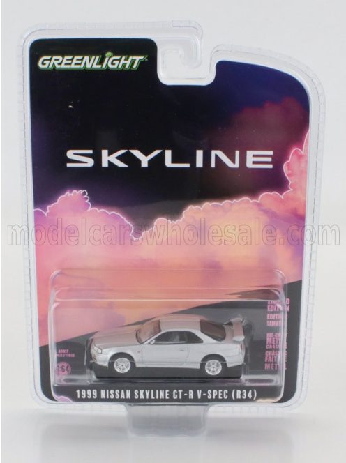 Greenlight - NISSAN SKYLINE GT-R (R34) V-SPEC 1999 SILVER