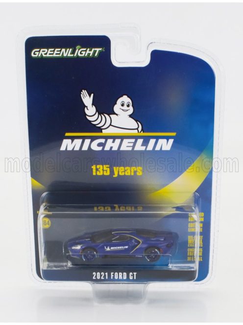 Greenlight - FORD USA GT MICHELIN 2021 BLUE YELLOW