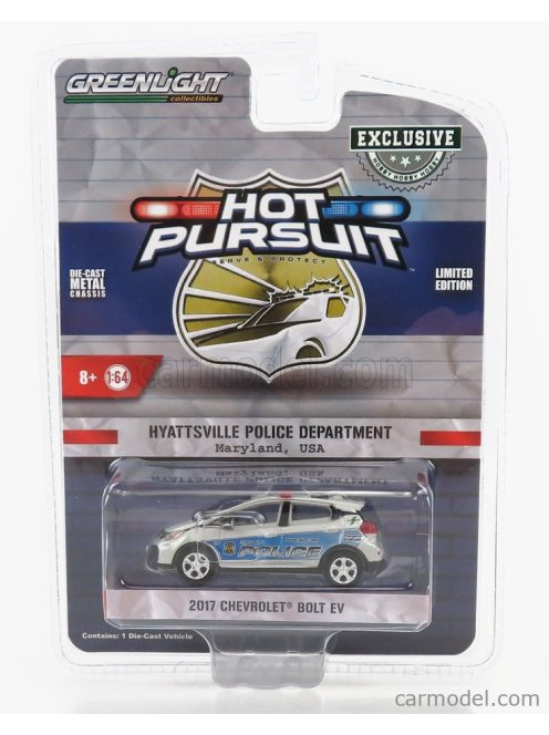 Greenlight - Chevrolet Bolt Maryland Police Department 2017 Silver Blue