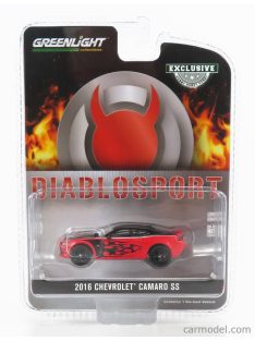   Greenlight - Chevrolet Camaro Ss Diablo Gasoline 2016 Red Black