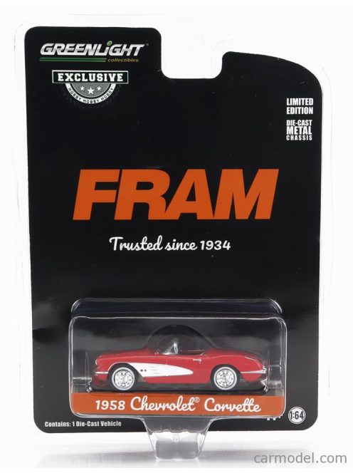 Greenlight - Chevrolet Corvette Spider 1958 Red White