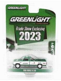   Greenlight - DODGE RAM D-350 PICK-UP GREENLIGHT TRADE SHOW EXCLUSIVE 2023 GREEN SILVER