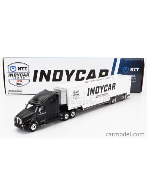 Greenlight - Kenworth T2000 Truck Indy Car Series Car Transporter 2020 Black White
