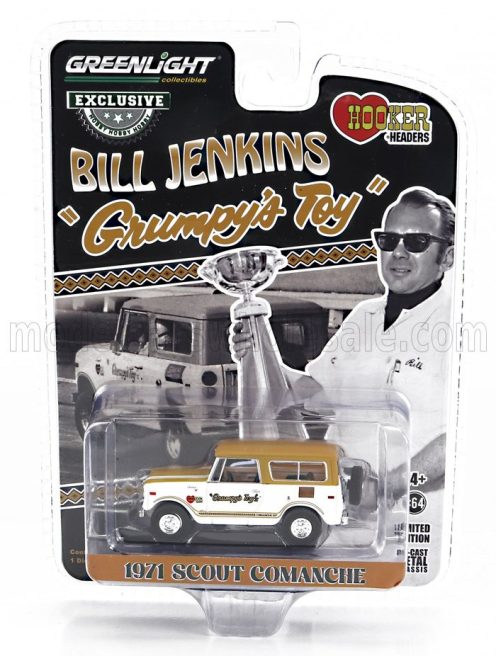 Greenlight - INTERNATIONAL SCOUT 1971 WHITE YELLOW