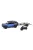 Greenlight - 1:64 2021 Ford Bronco Black Diamond - Velocity Blue Metallic with Utility Trailer and Motorcycle Solid Pack - Hitch & Tow Series 32 - GreenLight