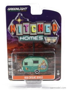   Greenlight - Trailer Catolac Deville Travel Roulotte Smokey Bear 1958 2 Tone Green