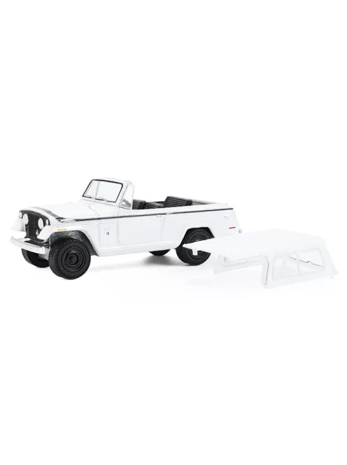 Greenlight - 1:64 1971 Jeep Jeepster Commando - White - All-Terrain Series 17