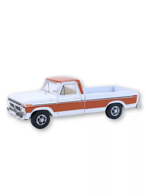 Greenlight - 1:64 1977 Ford F150 Ranger XLT - Orange & White - All-Terrain Series 17 - GreenLight