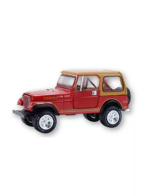 Greenlight - 1:64 1980 Jeep CJ-7 Laredo - Red - All-Terrain Series 17