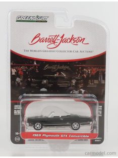   Greenlight - Plymouth Gtx Cabriolet 1969 - Lot 1370.1 Barret Jackson Black