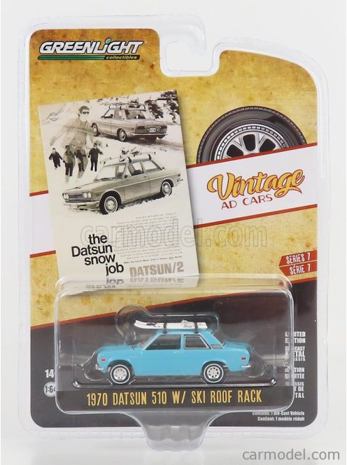 Greenlight - Datsun 510 Ski 1970 Light Blue