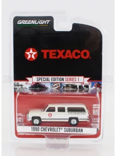 Greenlight - CHEVROLET SUBURBAN TEXACO 1990 WHITE