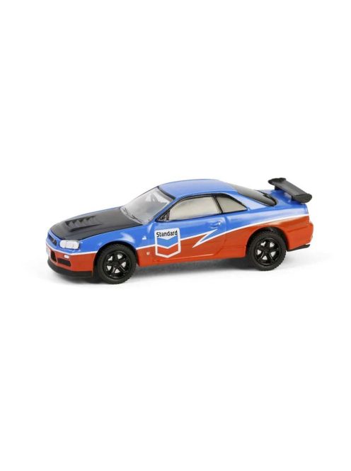 Greenlight - 1:64 2000 Nissan Skyline GT-R (R34) Solid Pack - Chevron Special Edition Series 1 - GreenLight