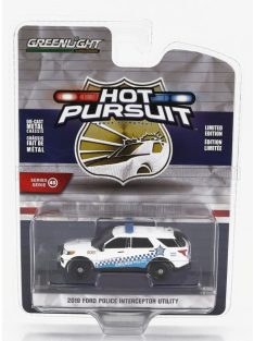   Greenlight - FORD USA UTILITY POLICE CHICAGO DEPARTMENT 2019 WHITE BLUE