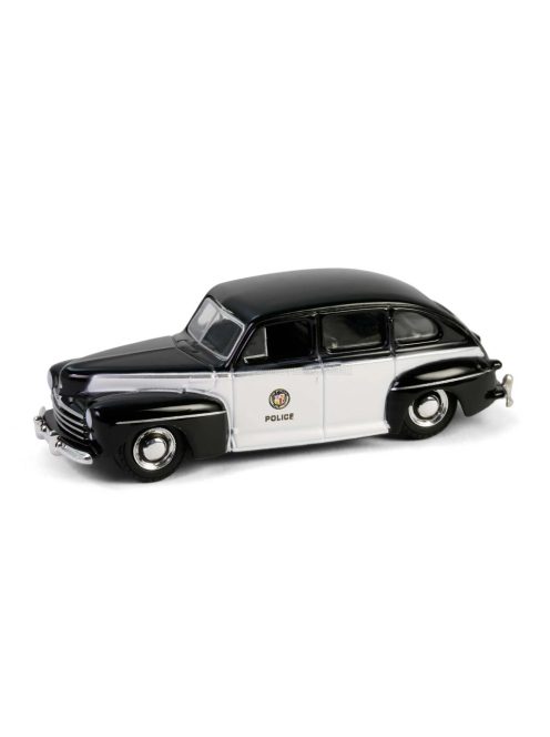 Greenlight - FORD USA FORDOR LOS ANGELES POLICE 1947 BLACK WHITE
