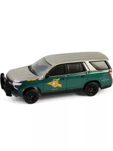   Greenlight - CHEVROLET TAHOE POLICE PERSUIT VEHICLE 2003 GREEN SILVER