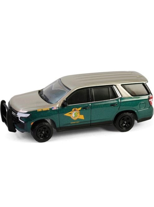 Greenlight - CHEVROLET TAHOE POLICE PERSUIT VEHICLE 2003 GREEN SILVER