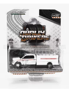   Greenlight - DODGE RAM 3500 DOUBLE CABINE FIRESTONE AND BRIDGESTONE EMERGENCY ROAD 2018 WHITE